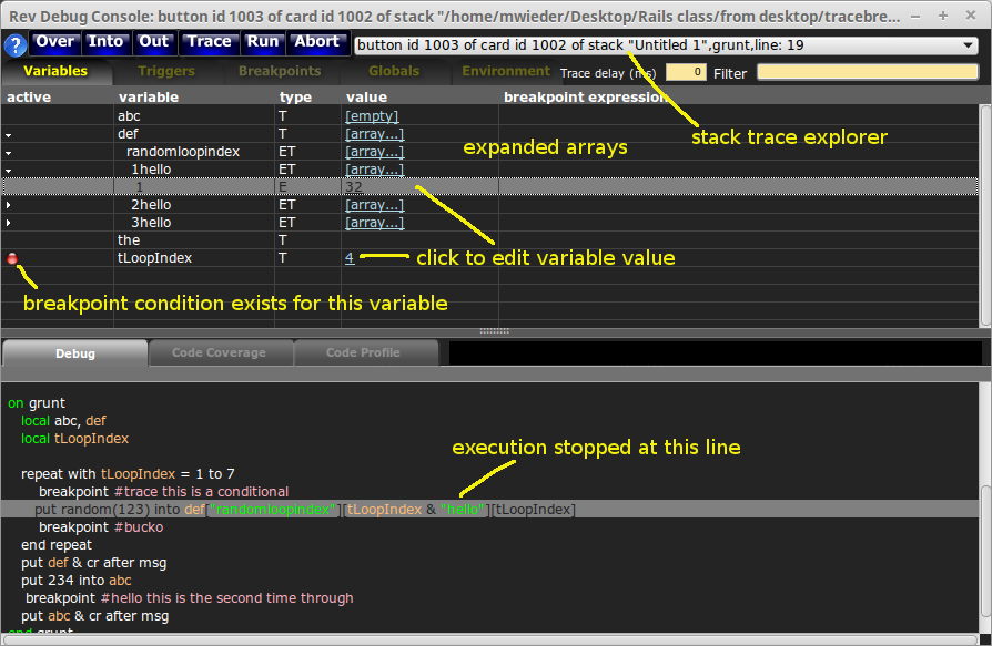 PowerDebug 2.0 main window